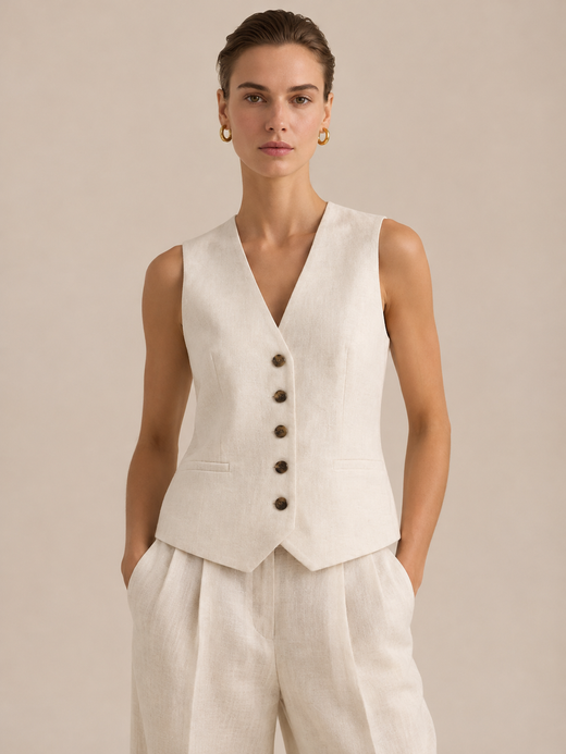 Новый жилет Zara со льном, S/М