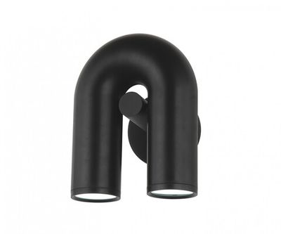 08465-1,19(GU10) Бра Канти черный w20*18 h24 GU10 10W. ТМ Kink Light