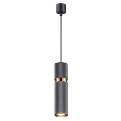 4743/5L L-VISION ODL20 395 серый/золотой Подвес GU10 5W 220V AFRA