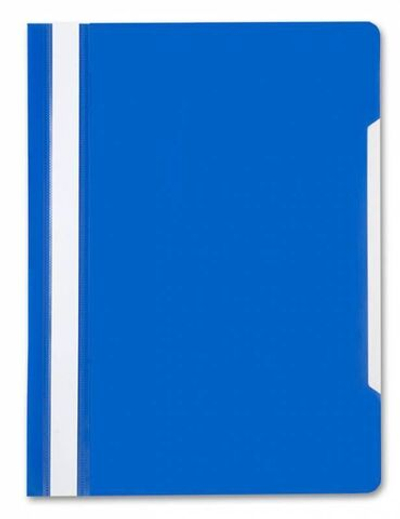 Скоросшиватель А4 БЮРОКРАТ 0.16мм пластик -PS20blue синий