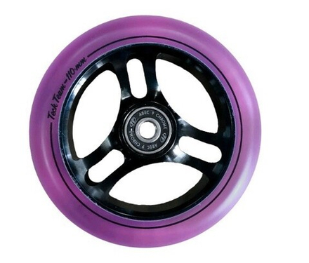 Комплект колес Tech Team 110мм, TRIANGLE purple transp.