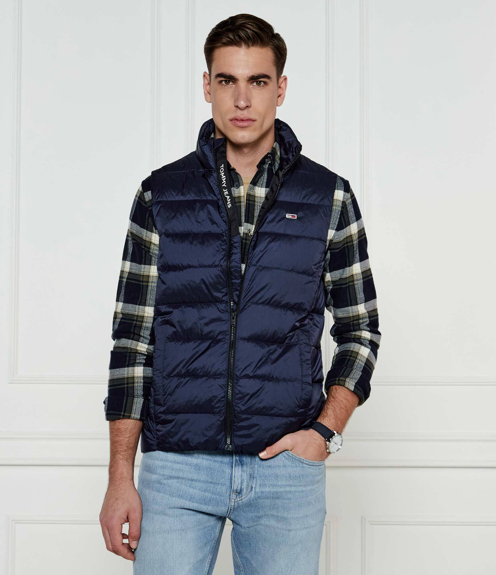 Пуховая безрукавка Tommy Jeans - темно-синий(DM0DM20663)