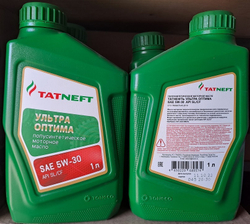Татнефть Ультра-Оптима 5W30 SL/CF