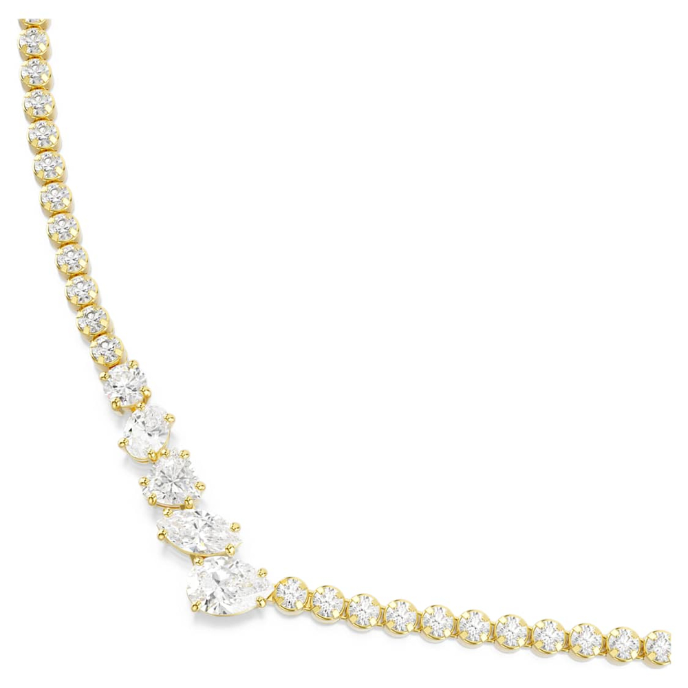 MESMERA:NECKLACE V-SHAPE WHI/GOS
