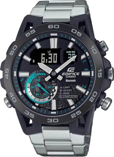 Японские наручные часы Casio Edifice ECB-40DB-1A с хронографом