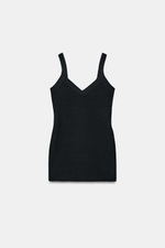 ЭЛАСТИЧНОЕ МИНИ-ПЛАТЬЕ С ЛЕНТАМИ — ZARA