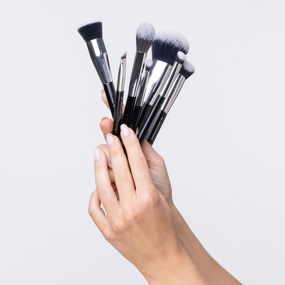 Notino Makeup Brushes Advanced Professional Make-Up Brush Set - Набор кистей с чехлом, 10 szt.