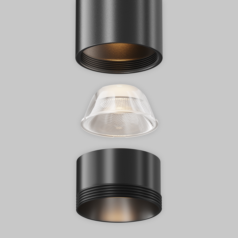 Трековый светодиодный светильник Maytoni Exility X Focus Led TR245-4-7WTW-DSZ-B