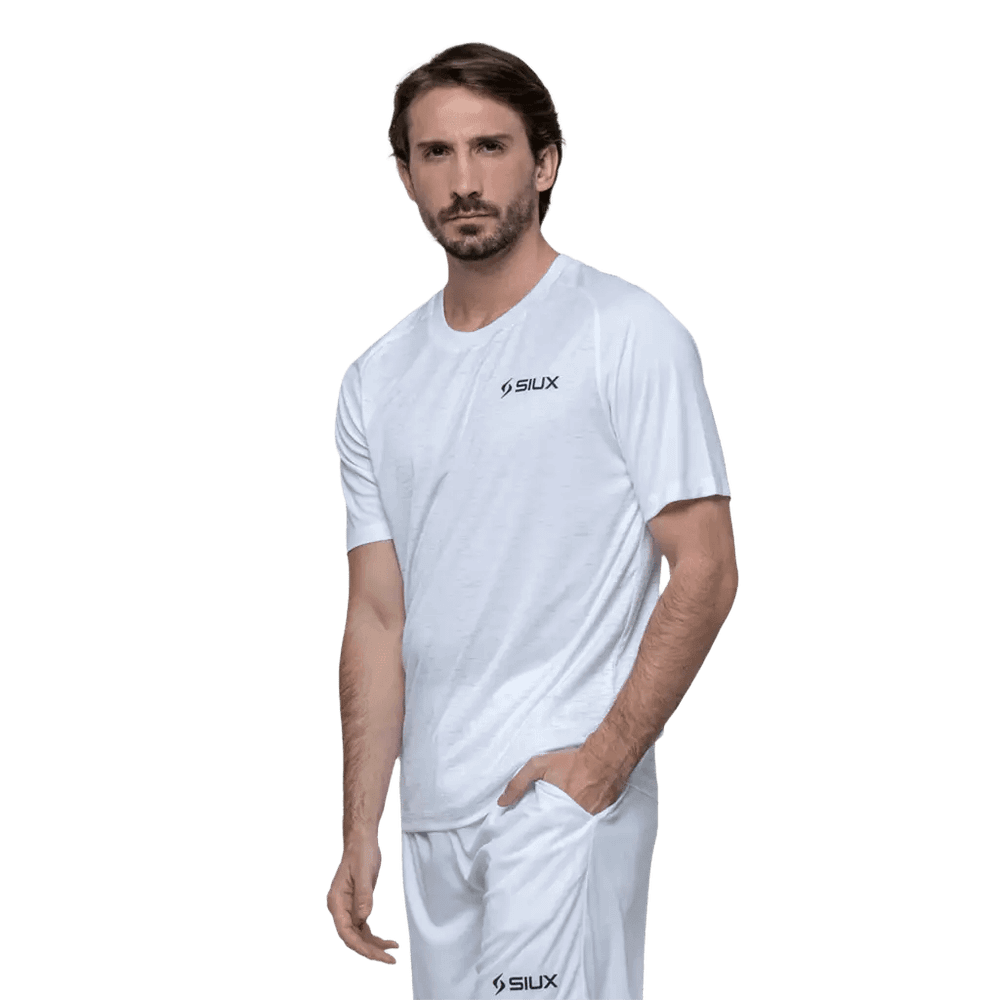 Футболка Siux Club White 2026 для падел