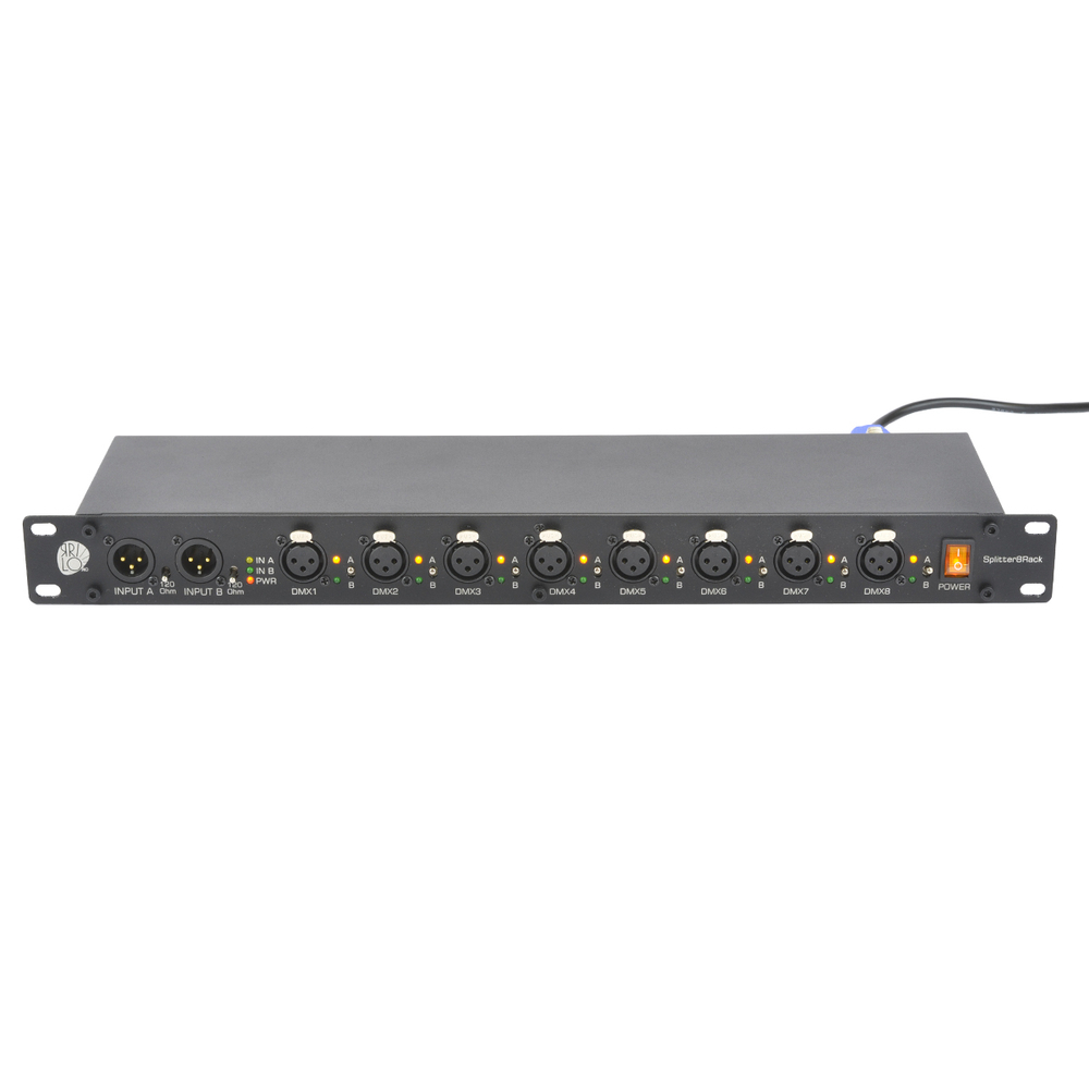 DMX Сплиттер ЯRILO Rack2x8
