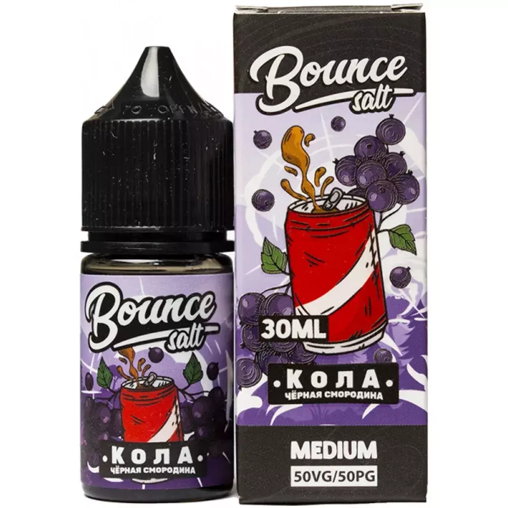 Bounce Salt - Кола Черная Смородина (5% nic)
