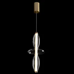 Подвесной светильник Quasar QUASAR SP14W LED TRANSPARENT Crystal Lux