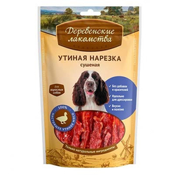 Деревенские Лакомства Утиная нарезка сушеная, 90гр
