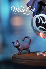Лунная кошка в бокале / Moonlight Cat in a Glass