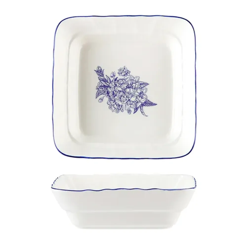 Салатник 1800 мл 25*25 см h6 см квадратный Sea Flower P.L. Proff Cuisine [6]