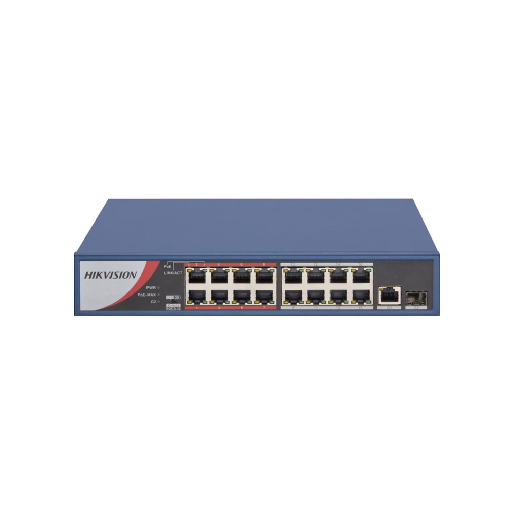 Коммутатор Hikvision DS-3E0318P-E/M(C)
