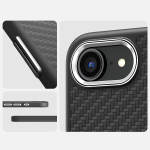Чехол Spigen Enzo Aramid для iPhone 17e / 16e Matte Black