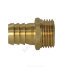 Переходник штуцерный латунь неразъемный для шланга Дн 16х1/2" НР SantechSystems