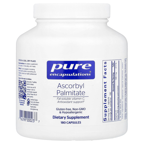 Pure Encapsulations, Ascorbyl Palmitate, 180 Capsules (190 mg per Capsule)
