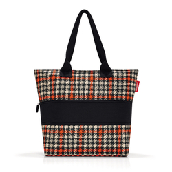 Сумка shopper e1 glencheck red