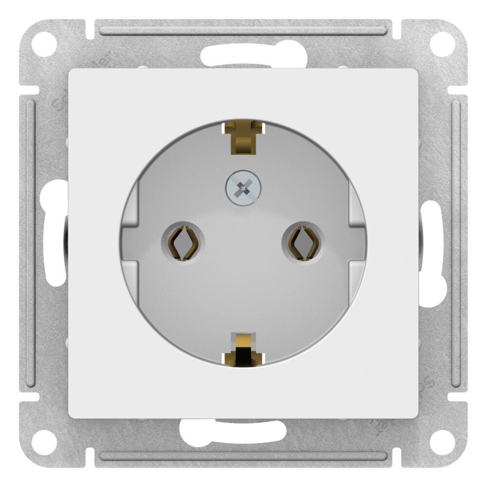 Systeme Electric AtlasDesign Лотос Розетка с/з, 16А, механизм