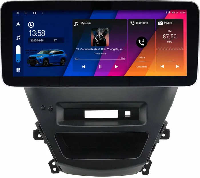 Магнитола для Hyundai Elantra 5 2011-2013 (MD) - Canbox H-Line 0078 монитор 12.3" QLED в стиле MERCEDES на Android 10, Быстрая, ТОП-процессор, CarPlay, 4G SIM-слот
