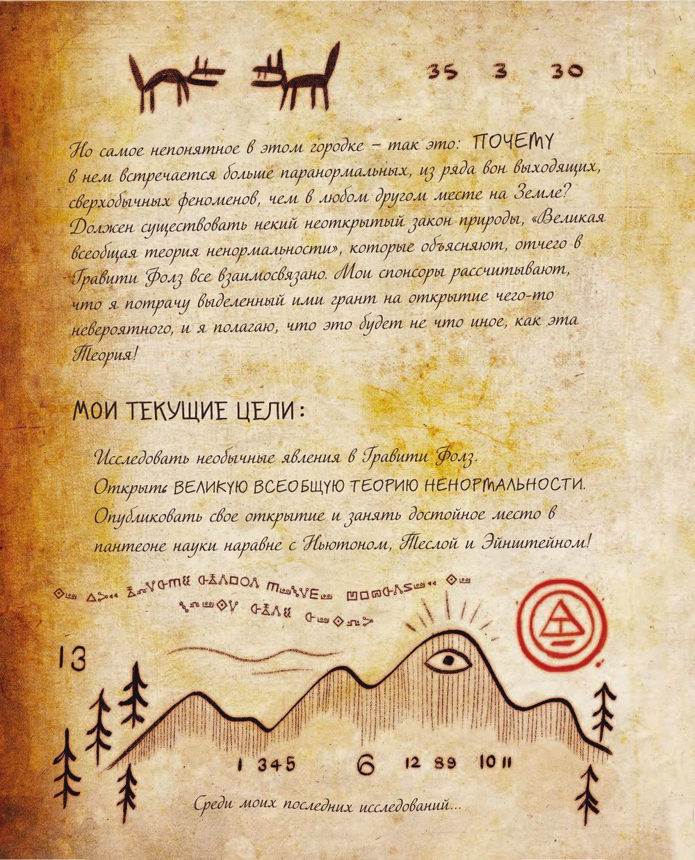 Gravity Falls. Гравити Фолз. Дневник 3