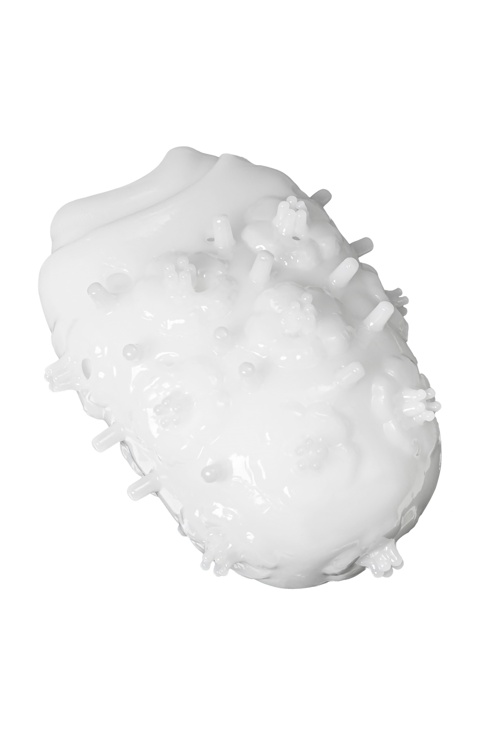 Мастурбатор нереалистичный MensMax Capsule 06 Petal белый 8 см