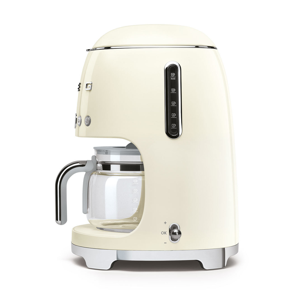 Кофеварка капельная Smeg Стиль 50-х годов кремовая