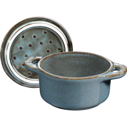 STAUB Набор из 4 мини-кокотниц 200мл 10см античная бирюза 40508-159-0
