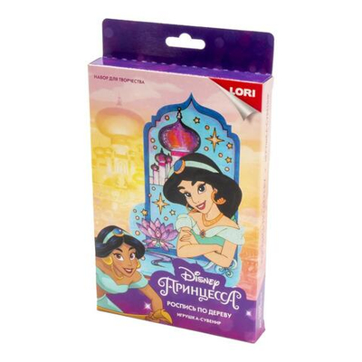 Роспись по дереву. Игрушка-сувенир Disney "Жасмин" (Lori)