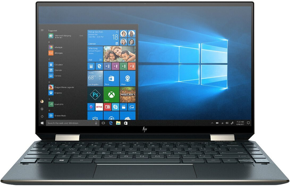 Ноутбук HP Spectre x360 13-aw2020ur 13.3"; 3840x2160 (4K UHD) сенсорный, Intel Core i7 1165G7, 16 Гб, 1 Тб SSD, Intel Iris Xe Graphics, Wi-Fi, Bluetooth, Cam, Windows 10 Home, синий 2Z4M9EA