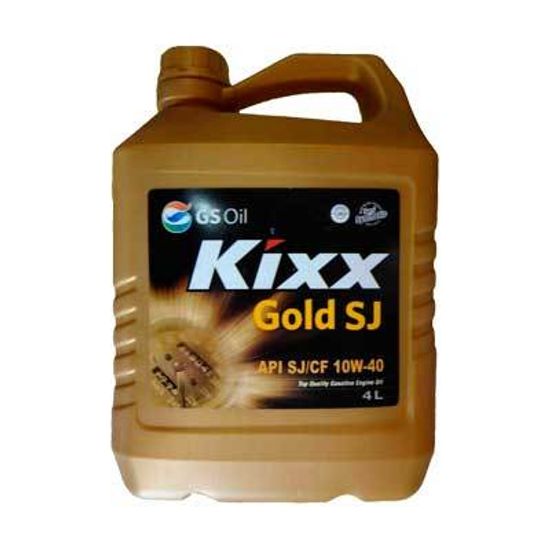 Kixx G SJ 10W-40 масло моторное полусинтетическое (4 Литра пласт. канистра)