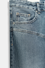 ДЖИНСЫ TRF STRAIGHT С НИЗКОЙ ПОСАДКОЙ И ШВАМИ — ZARA