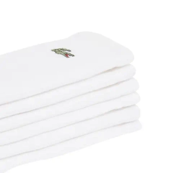 Теннисные носки Lacoste Long Ribbed 3P - white