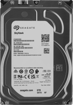 Внутренний HDD 3.5" Seagate Skyhawk ST8000VX010, 8Тб, SATA3, Bulk, Чтение:180мб/с, Запись:180мб/с, 7200об/мин, Буфер:256Мб