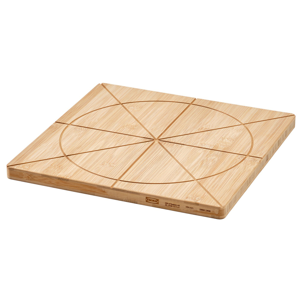 IKEA HAVSTULPAN  (ИКЕА ХАВСТУЛПАН)  -  Доска для нарезки - бамбук 35x35 см