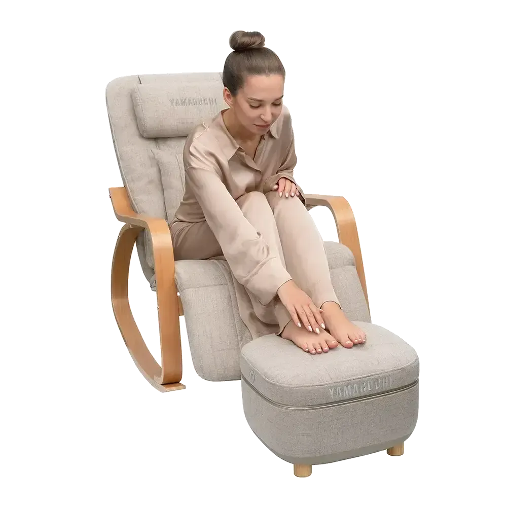 Массажное кресло-качалка Yamaguchi Liberty Comfort бежевая