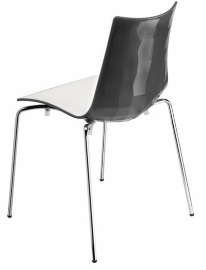Стул пластиковый Zebra Bicolore 4 legs