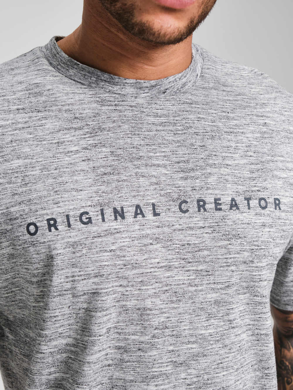 Футболка мужская ORIGINAL CREATOR OC. T-SHIRT, Серый