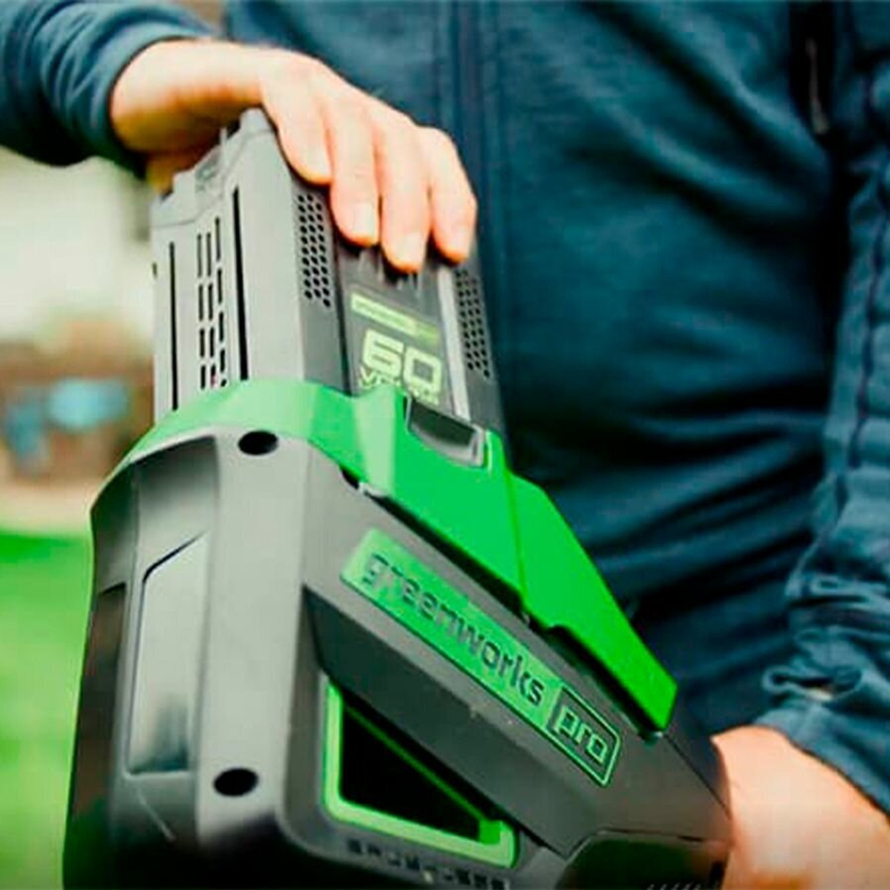 Триммер аккумуляторный GREENWORKS GD60BCB 60В,40см,б/щ, с велосипедной ручкой,без АКБ и ЗУ (2108407)