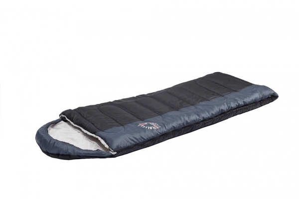 Спальный мешок CAMPER PLUS L-zip от -12C (одеяло/подгол.195+35X90)INDI