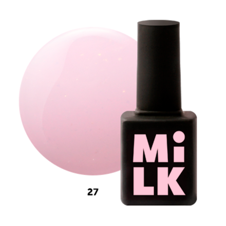 Milk Base 27 Amethyst - Камуфлирующая база с шимером, 9мл.