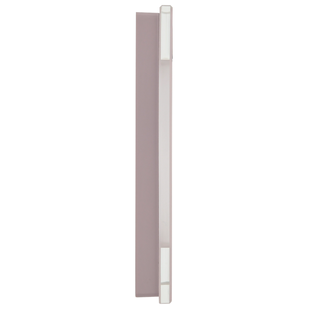 BRITE Рамка 1-местная РУ-1-2-Бр стекло розовый матовый IEK