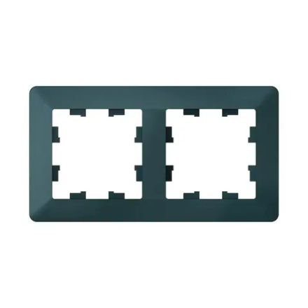 ATLASDESIGN AIR 2-постовая РАМКА, ИЗУМРУД/дымчатый черный