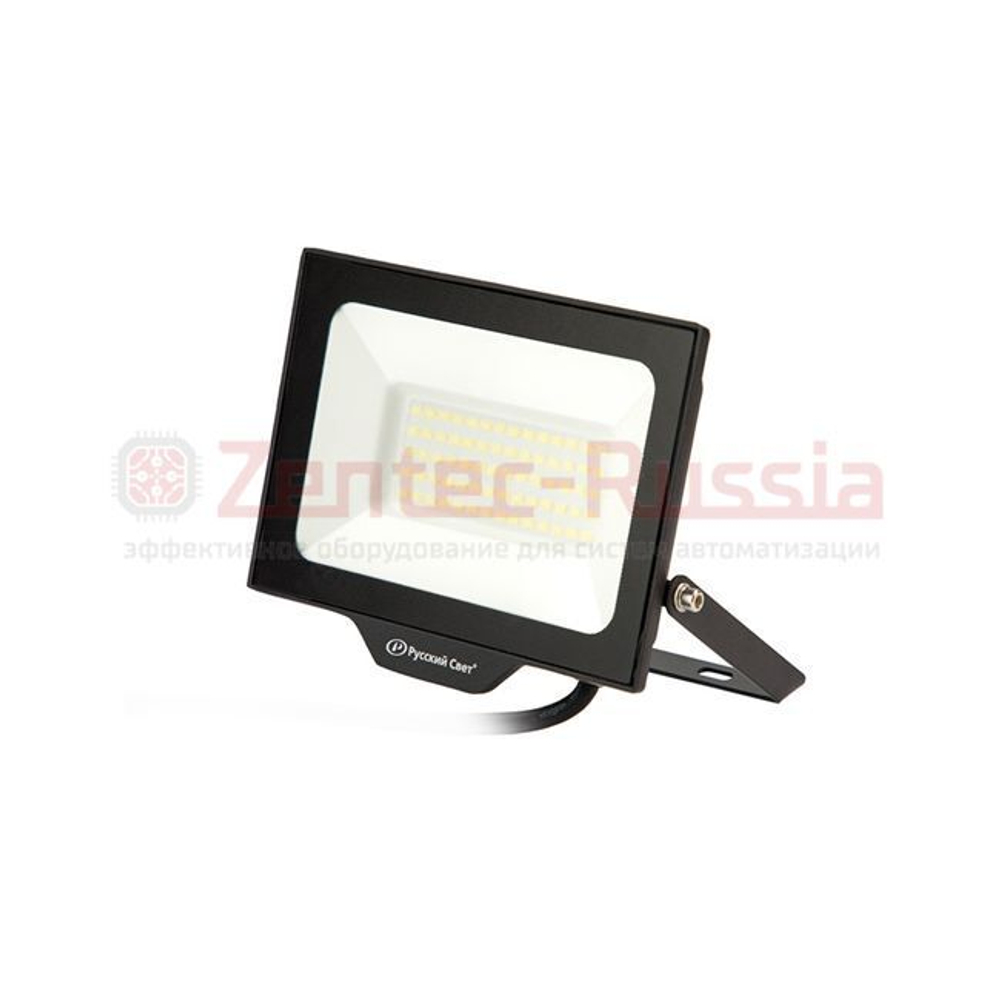 Светодиодный прожектор FL 10 C 50W VW 865 BK CL Русский Свет, 50Вт, 6500К, 5250 лм, IP65, Русский Свет 15081023055
