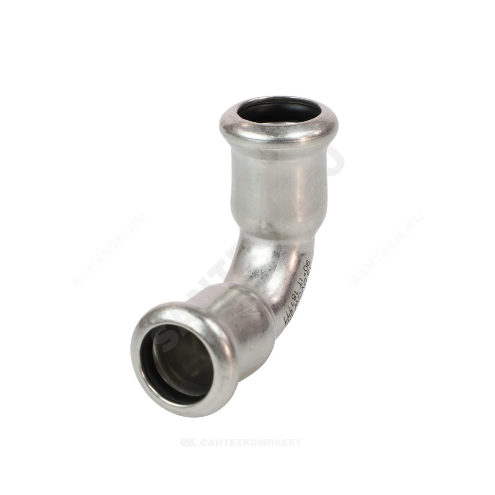 Отвод сталь нерж AISI 316L 90гр Дн 22 Ру16 пресс Inoxpres RM 181022900C