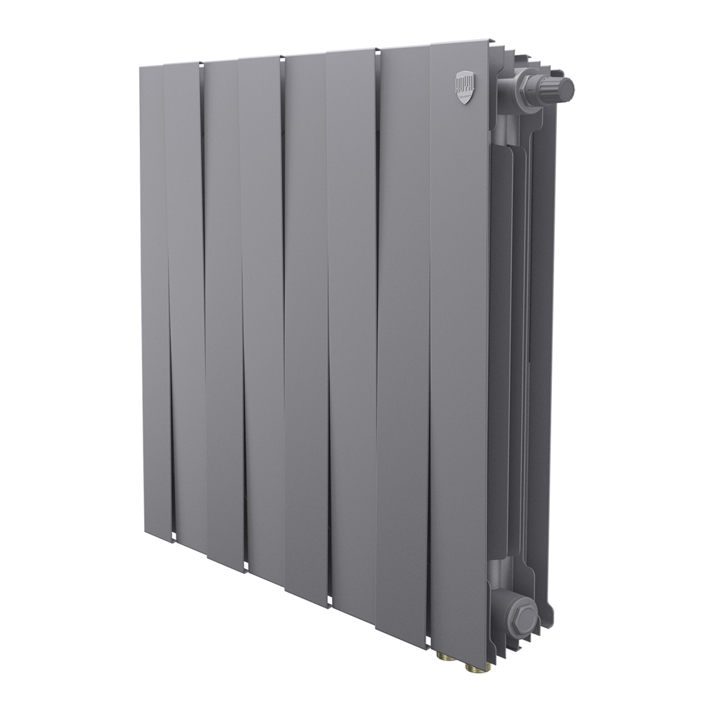 Радиатор биметаллический Royal Thermo PianoForte 500 Серебристый VR80 - 8 секц.