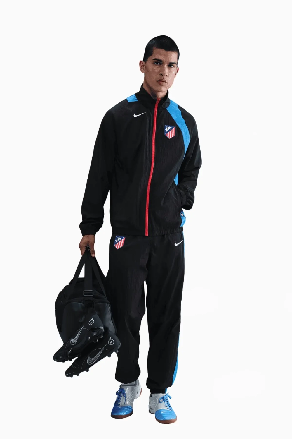 Кофта Nike Atletico Madrid 25/26 Track Anthem - черный