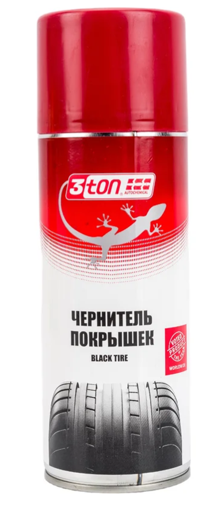 Чернитель покрышек 3ton ТС-534 Black Tire, 520мл  (тритон)  40046